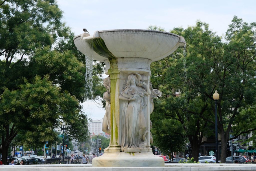 The fountain at Dupont Circle in Washington, D.C.