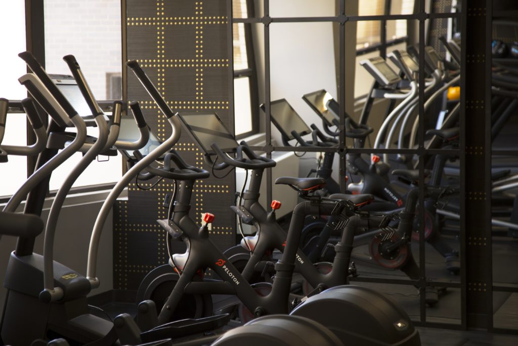Fitness center at The St. Gregory Hotel in Washington, DC